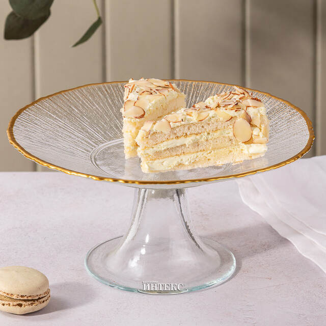 Подставка для торта на ножке Мелани 21 см Koopman