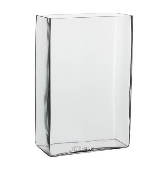 Прямоугольная ваза Милана 30*20 cм, стекло Edelman