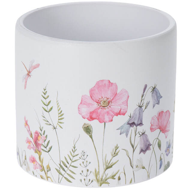 Декоративное кашпо Летний Луг 13 см, керамика Kaemingk (Кейминг)