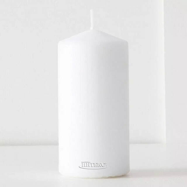 Свеча столбик 12.5*6 cм, белая Омский Свечной