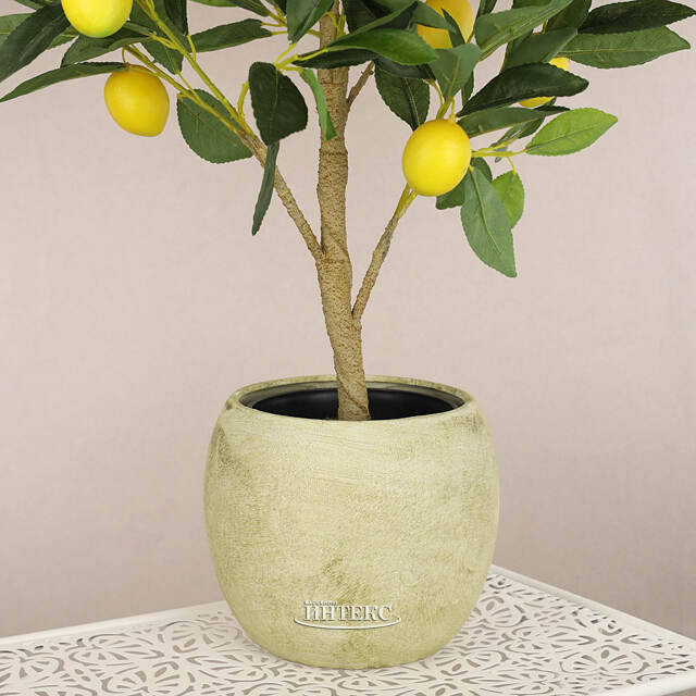 Керамическое кашпо San Remo 20*16 см бежевое Koopman