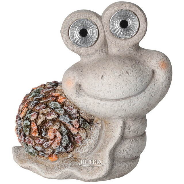 Садовый светильник на солнечной батарее Улитка Молли 23 см Koopman