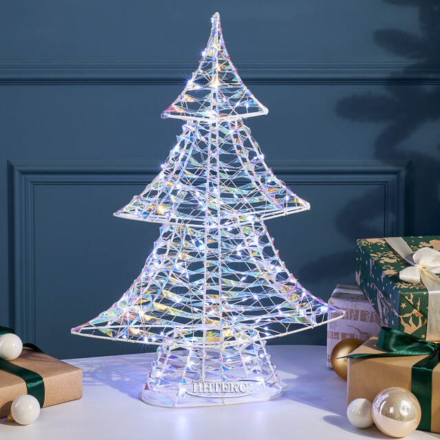 Светодиодная Елка Франсин 50 см, 120 холодных белых LED ламп, IP44 Winter Deco