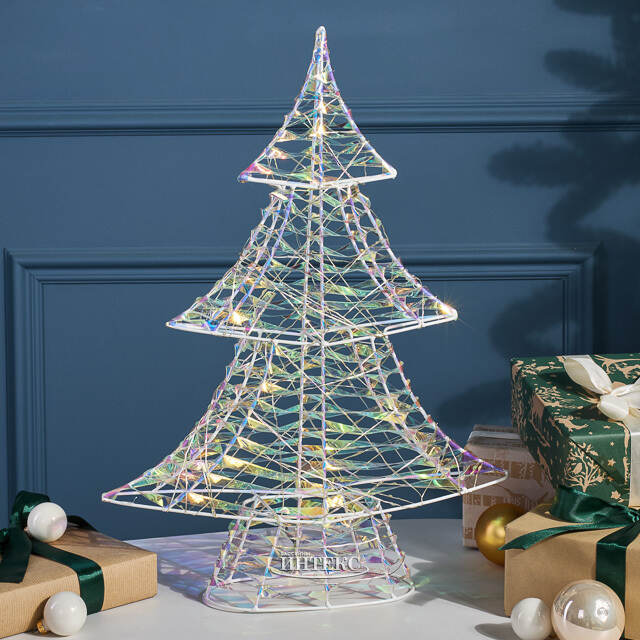 Светодиодная Елка Франсин 50 см, 120 холодных белых LED ламп, IP44 Winter Deco