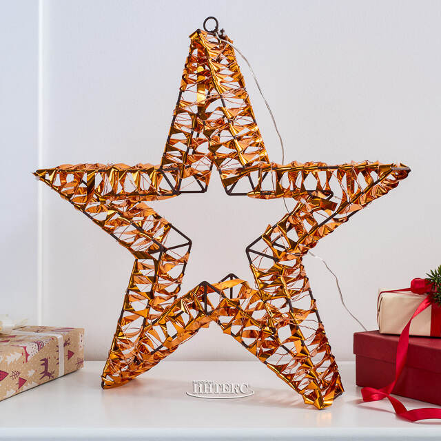 Светодиодная звезда Олбейн 45*8 см, 120 холодных белых LED ламп, IP44 Winter Deco