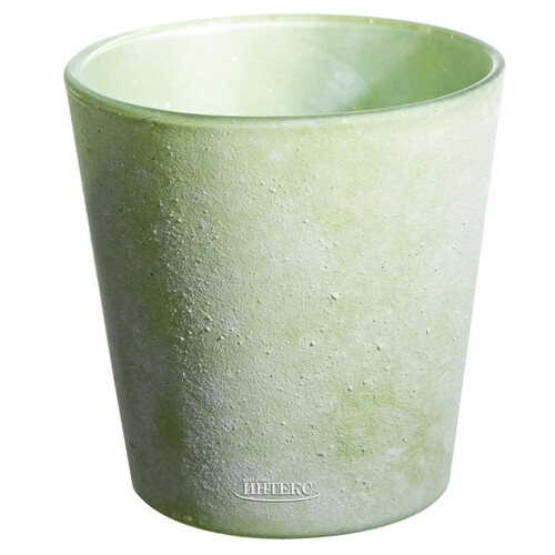 Подсвечник для чайной свечи Линда 8 см светло-зеленый, стекло Edelman
