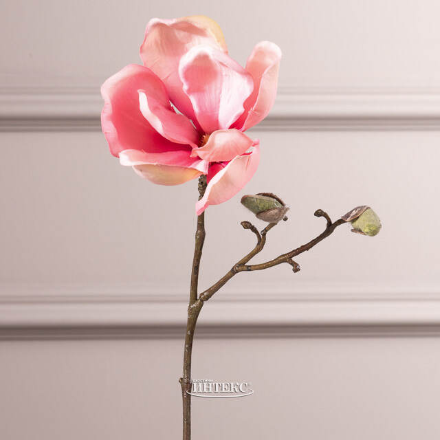 Искусственная Магнолия 25 см розовая Edelman