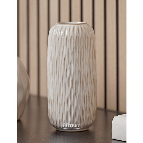 Фарфоровая ваза для цветов Creamy Pearl 19 см Boltze