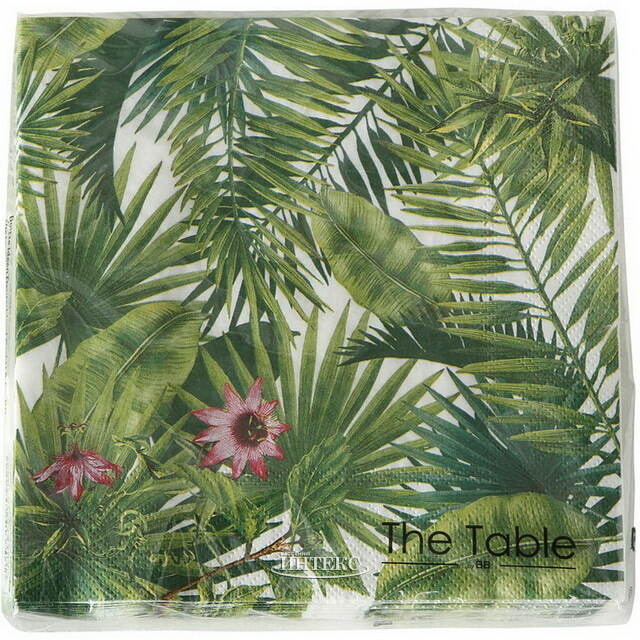 Бумажные салфетки Tropical Foliage 17*17 см, 20 шт Boltze (Больтце)