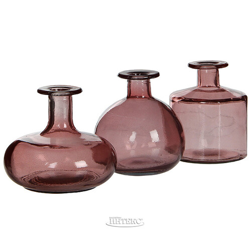 Бутылка декоративная Симона 12*14 см розовая Edelman