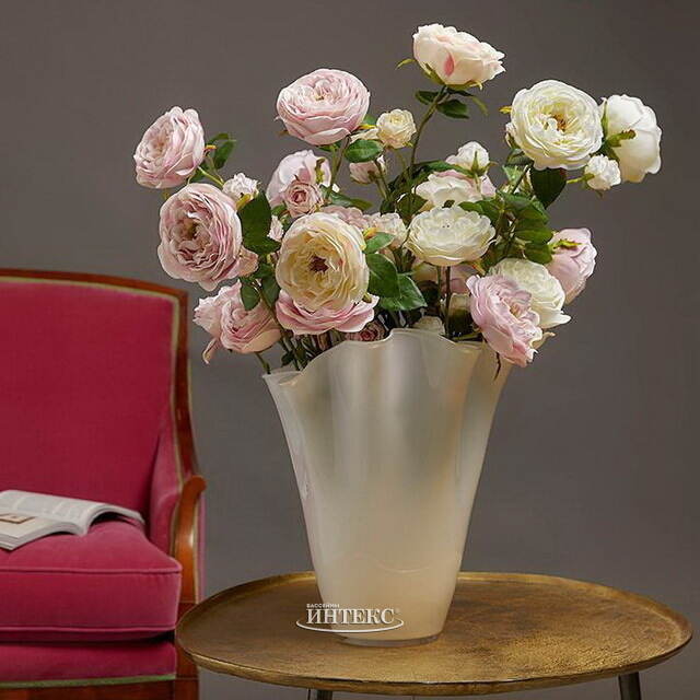 Стеклянная ваза Виа Драппо 29 см EDG (ЭДГ)