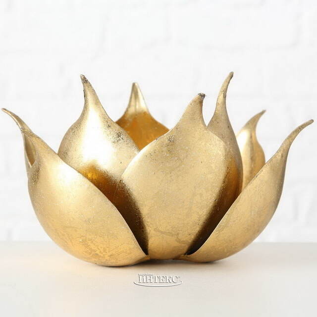 Металлический подсвечник Цветок Милларес 20 см Boltze (Больтце)