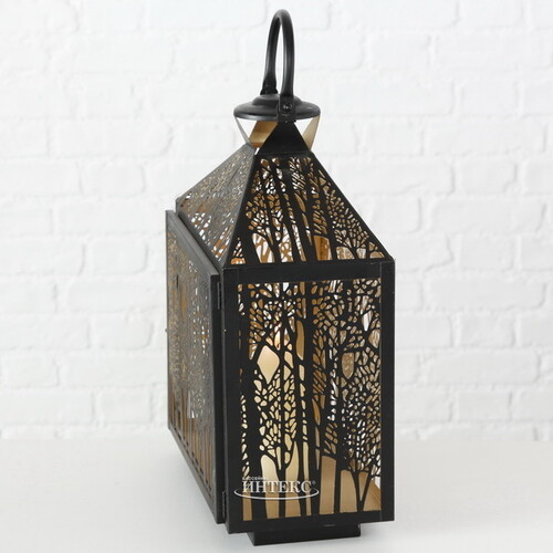 Декоративный фонарь для свечи Броселианд 40 см, металл Boltze