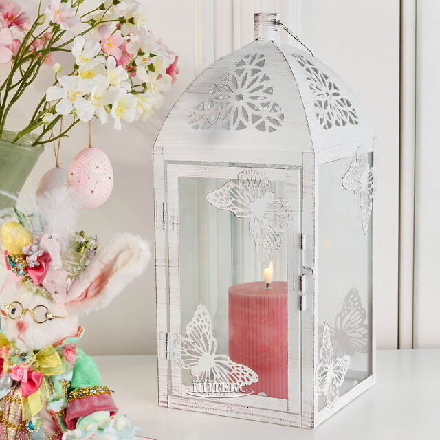 Светодиодная свеча с имитацией пламени Грацио 10 см темно-розовая, батарейка Peha (Пеха)