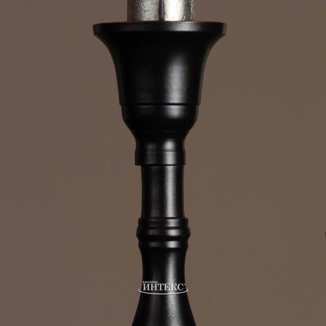 Канделябр на 5 свечей Порта-Салво 40 см черный Boltze