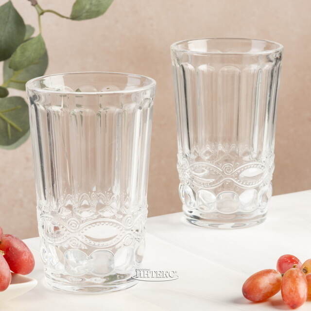 Стакан для воды Монруж 300 мл прозрачный, стекло Boltze
