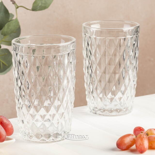 Стакан для воды Шатель 300 мл прозрачный, стекло Boltze