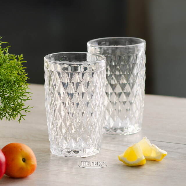 Стакан для воды Шатель 300 мл прозрачный, стекло Boltze