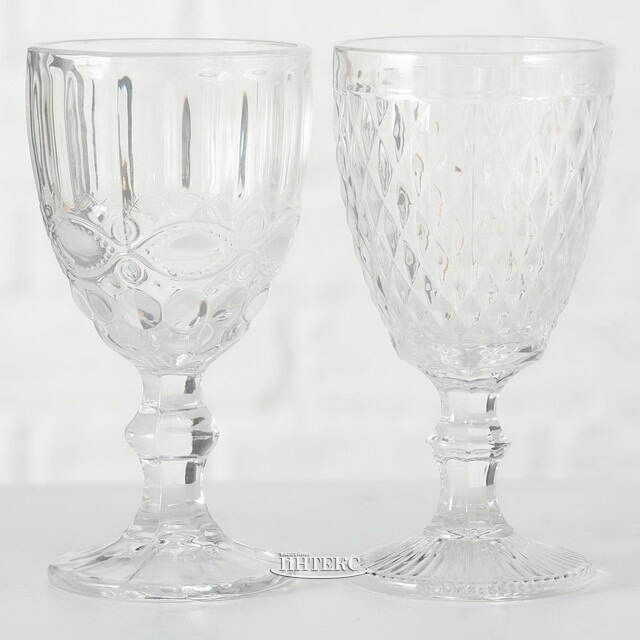 Бокал для вина Шатель 17 см прозрачный, стекло Boltze