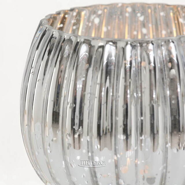 Набор стеклянных подсвечников-бокалов Виндлайт 30-40 см серый, 3 шт Boltze (Больтце)