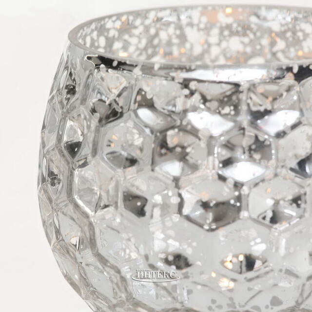 Набор стеклянных подсвечников-бокалов Виндлайт 30-40 см серый, 3 шт Boltze (Больтце)