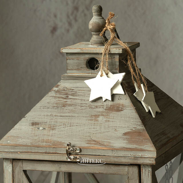 Набор деревянных подсвечников - фонарей Грэмми 3 шт 33-68 см Boltze