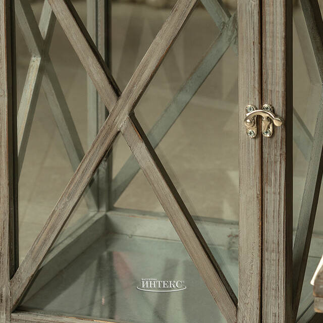 Набор деревянных подсвечников - фонарей Грэмми 3 шт 33-68 см Boltze