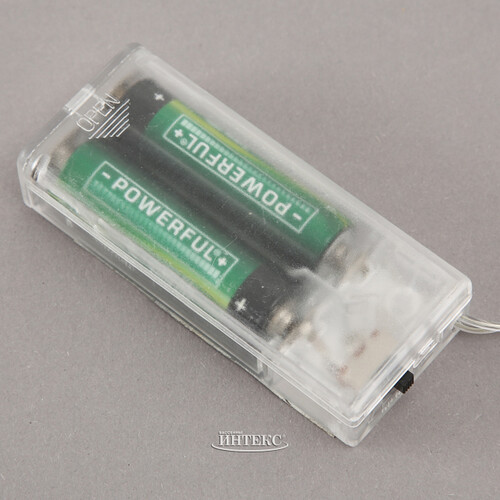 Светодиодная гирлянда на батарейках Бумажные Фонарики 1.65 м, 10 теплых белых ламп, прозрачный ПВХ, IP20 Boltze