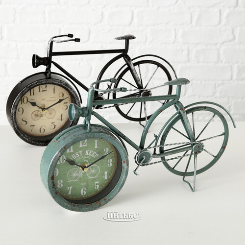 Настольные часы Велосипед Ретро 39*24 см, голубые купить в интернет-магазине Бассейны INTEX intex-rus.ru, 1018099-1