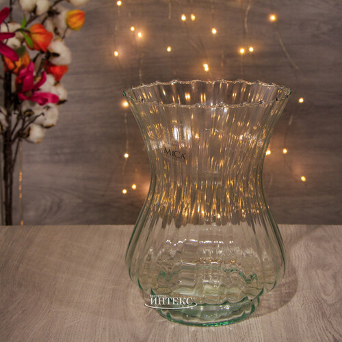 Стеклянная ваза Хельга 20 см Edelman