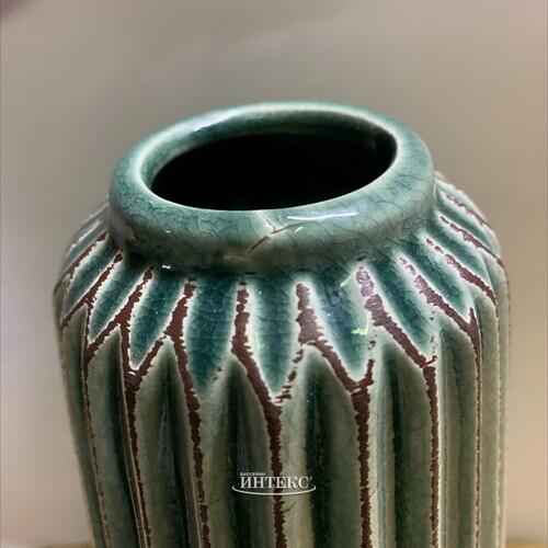 Керамическая ваза Gweno 15 см, уцененная Boltze