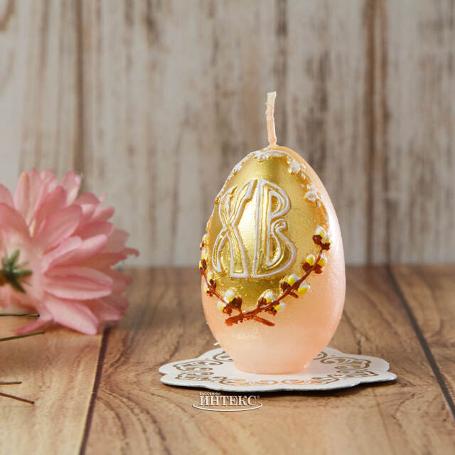 Пасхальная свеча Верба 6 см Омский Свечной