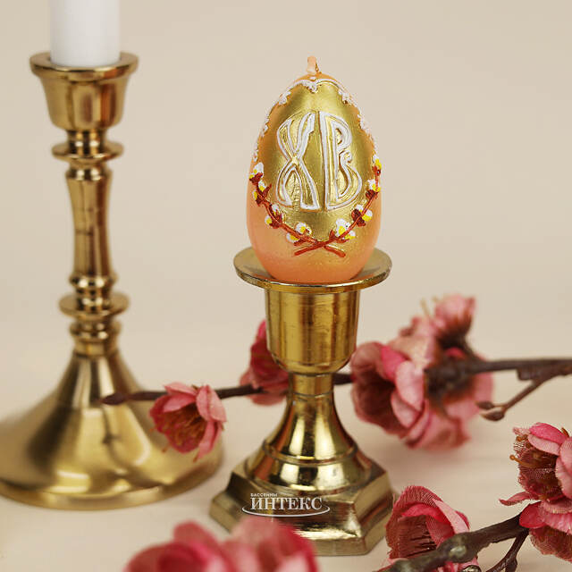 Пасхальная свеча Верба 6 см Омский Свечной