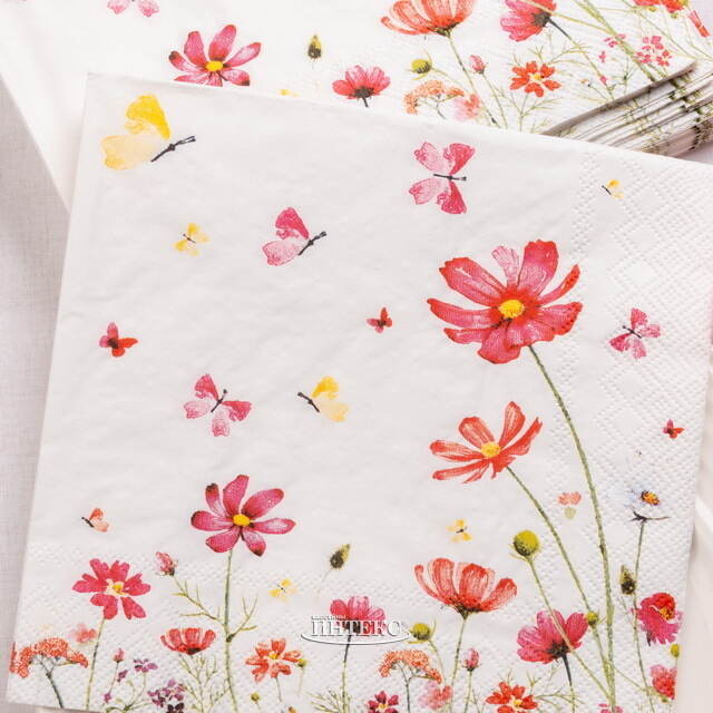 Бумажные салфетки Cosmea of Eden 17*17 см, 20 шт Boltze (Больтце)