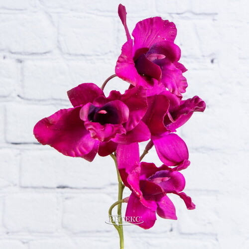 Искусственная орхидея пурпурная 26 см Edelman