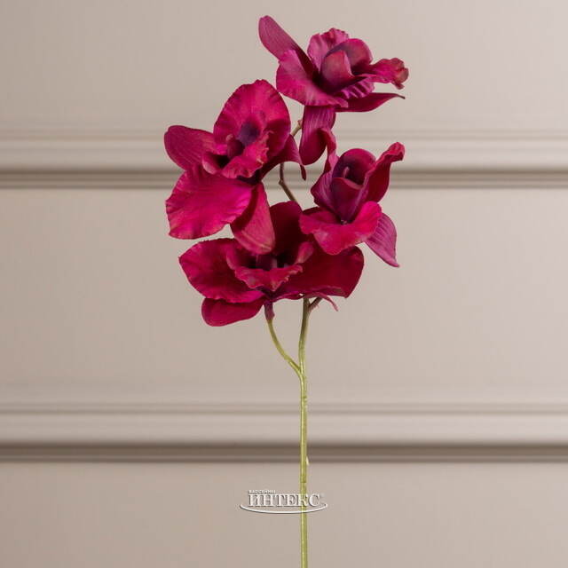 Искусственная орхидея пурпурная 26 см Edelman