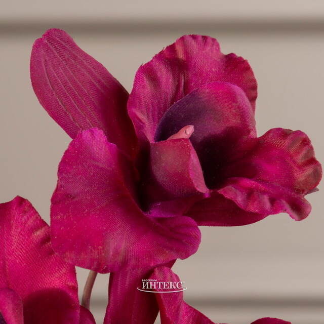 Искусственная орхидея пурпурная 26 см Edelman