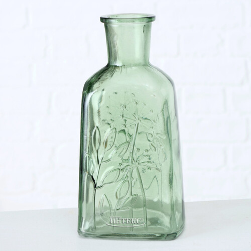 Стеклянные вазы для цветов Эмель Флер 19 см, 3 шт Boltze