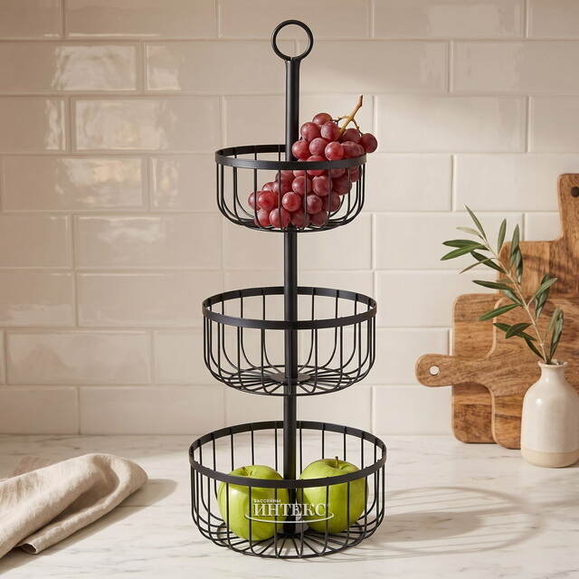 Металлическая этажерка Cobo 60*23 см трехъярусная Boltze (Больтце)