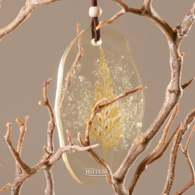 Набор декоративных подвесок Гербарий - Momento Primaverile 10 см, 8 шт, подвеска Kaemingk