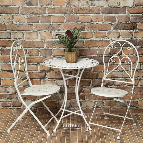 Складной стул с мозаикой Флорентин Тессера 93*51*38 см, металл Kaemingk