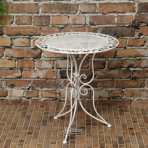Комплект садовой мебели Триббиани: 1 стол + 2 кресла, белый Edelman