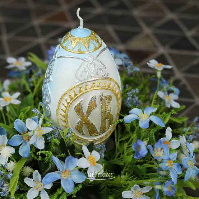 Пасхальная свеча Собор 25 см Омский Свечной