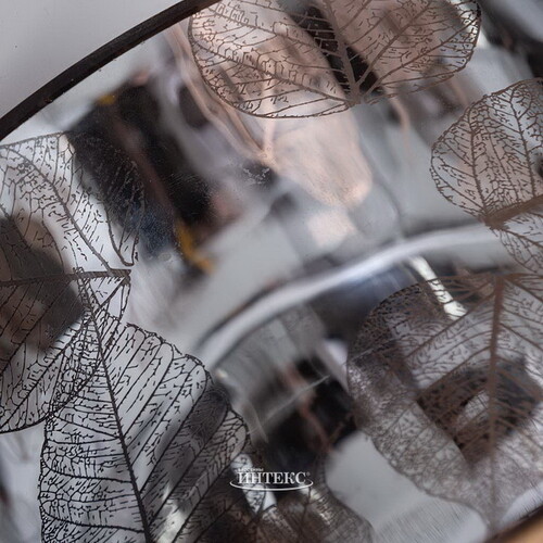Стеклянный подсвечник стакан Elm - Листопад в Вест-Сайде 10 см EDG