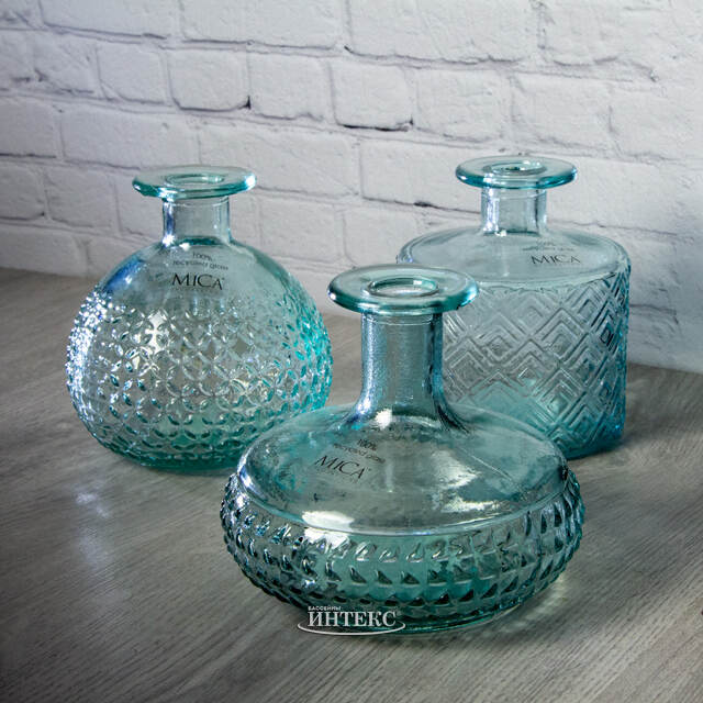 Стеклянная ваза Элеонора 12 см Edelman (Эдельман)