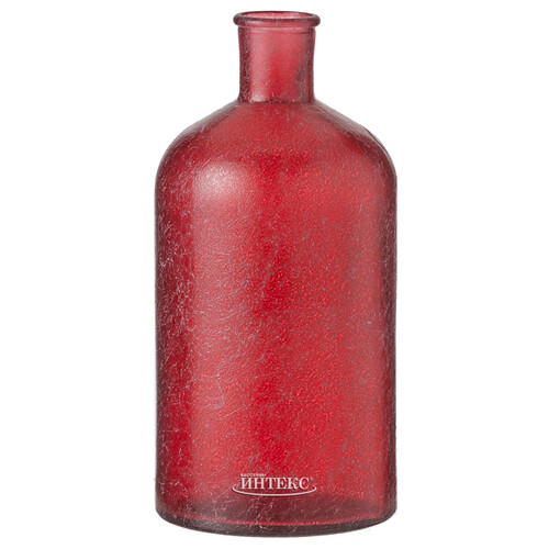 Декоративная бутылка Феличе 28 см бордовая Edelman