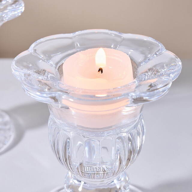 Стеклянный подсвечник Томбрандо 10 см EDG (ЭДГ)