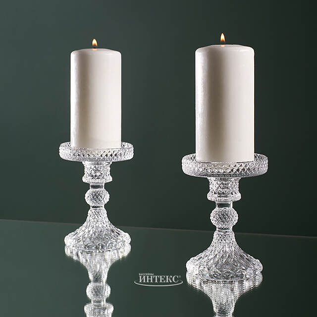 Стеклянный подсвечник Grammy 12 см EDG