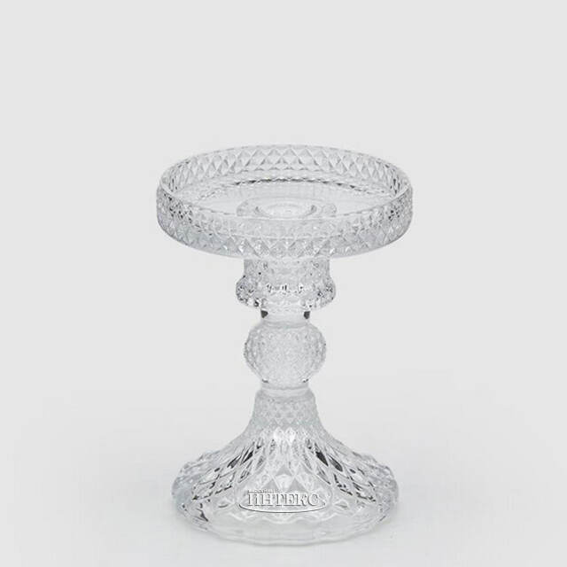 Стеклянный подсвечник Grammy 12 см EDG