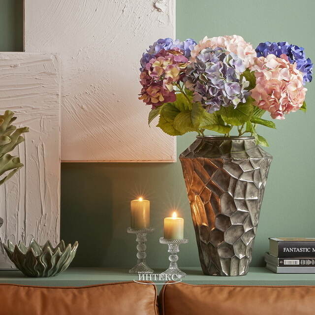 Стеклянный подсвечник Grammy 12 см EDG